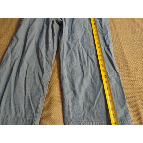 Liz Claiborne Cropped Capri Pants Size 10 Blue Audra - Picture 6 of 10